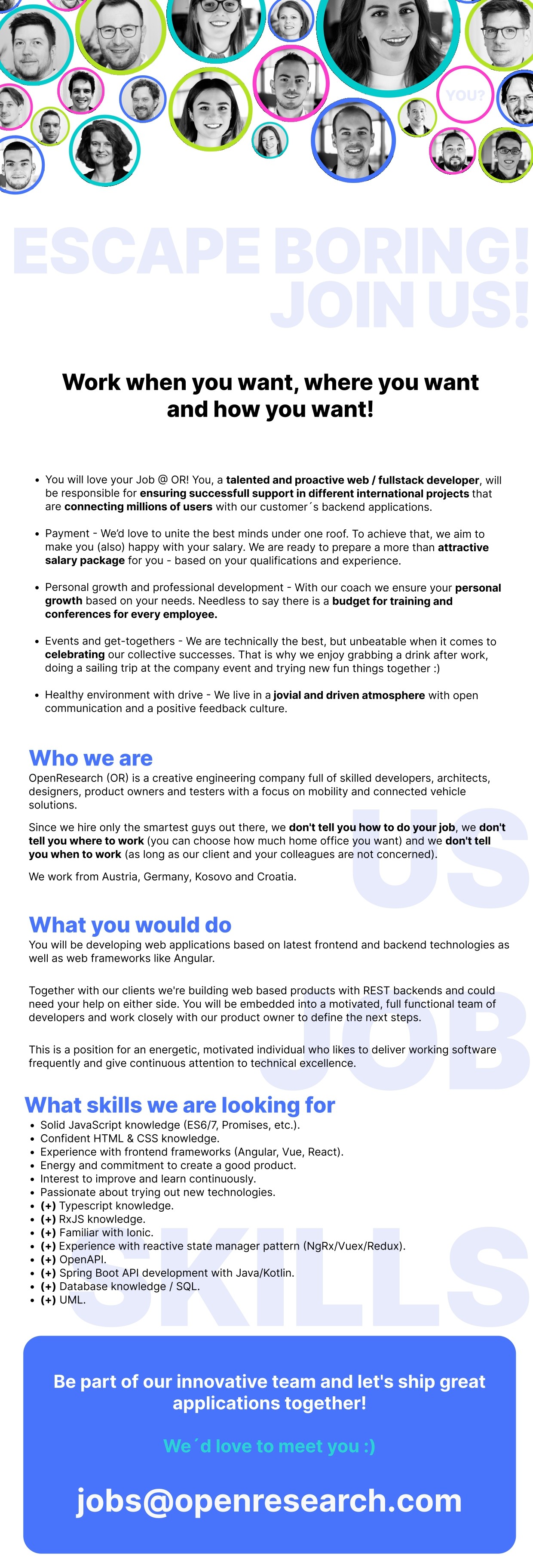 Talented and proactive web/fullstack developer